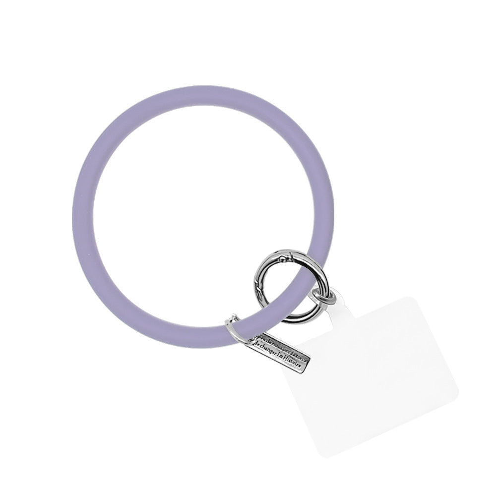 Wholesale Mobile Phone Anti-loss Silicone Heart-shaped Hanging Ring Key Chain